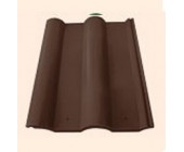 Черепица полимерпесчаная рядовая коричневая